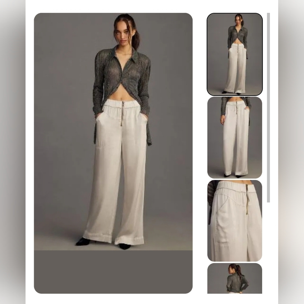 Marrakech Angelique Pant size medium NWT Anthropologie ivory